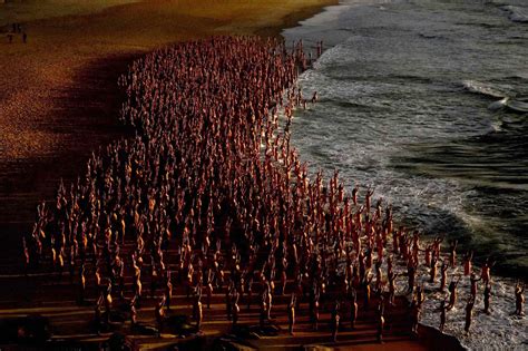 nude pictures of|The Naked World of Spencer Tunick